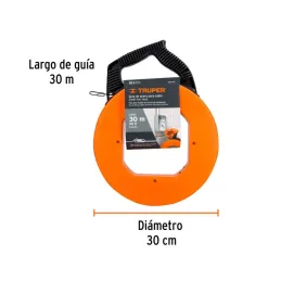  Guia pasa Cable 30 Metros, Guia acero SK5, Para jalar cable electricos y de Telecomunicaciones, GUIA-30 17752 Truper 70.338983 