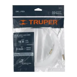  Guia pasa Cable de Nylon 15 Metros, para jalar cable electricos y de Telecomunicaciones, GNY-15 17756 Truper 9.067797 Guia pasa