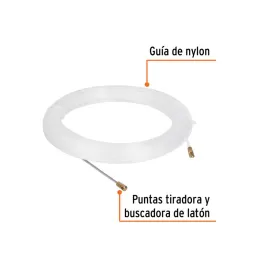  Guia pasa Cable de Nylon 20 Metros, para jalar cable electricos y de Telecomunicaciones, GNY-20 17757 Truper 10.254237 Guia pas