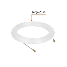  Guia pasa Cable de Nylon 20 Metros, para jalar cable electricos y de Telecomunicaciones, GNY-20 17757 Truper 10.254237 Guia pas