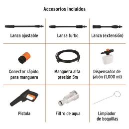  Hidrolavadoras electrica 1500PSI 1400W 220V Truper 102095 236.440678 Hidrolavadoras electrica 1500PSI 1400W 220V Truper 102095
