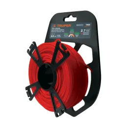 Hilo Redondo para desbrozadora 2.7mm x63M Blister, HLB-105 17610 Truper