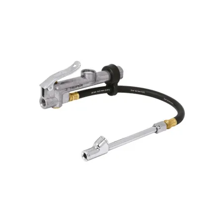 Inflador Calibrador de Cabeza Doble Profesional, Cuerpo Metalico, Max Presion 120 PSI, INFCA 19028 Truper - Truper 1