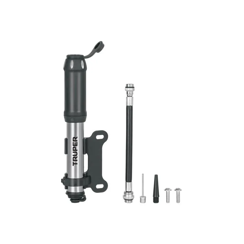 Infladores Mini para Bicicleta 75 PSI abatible Aluminio, Truper 11997 - Truper 1 Infladores Mini para Bicicleta 75 PSI abatible Aluminio, Truper 11997 - Truper 1