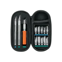 Juego de 10 Cuchillas Hobby con estuche, Truper 17512 - Truper 1