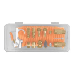 Juego de 15 accesorios neumaticos, para Limpiar, Inflar y Calibrar, 1/4 NPT, Conexion Rapida, JAN-15 19094 Truper - Truper 3