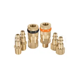 Juego de Acoples y Conectores de Laton 6 Piezas, Conexion Rapida, 1/4 NPT, CORAL-6 18075 Truper - Truper 1