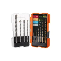 Juego de Brocas para metal 11 Piezas de Alta Velocidad Turbo Steel y Concreto, JBAC-11 11335 Truper - Truper 1