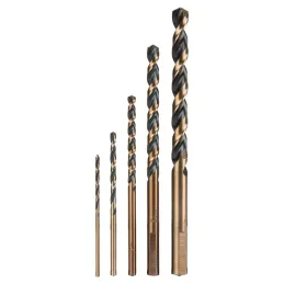 Juego de Brocas para metal 5 Piezas de Alta Velocidad Turbo Steel, JBAV-5 11394 Truper - Truper 2