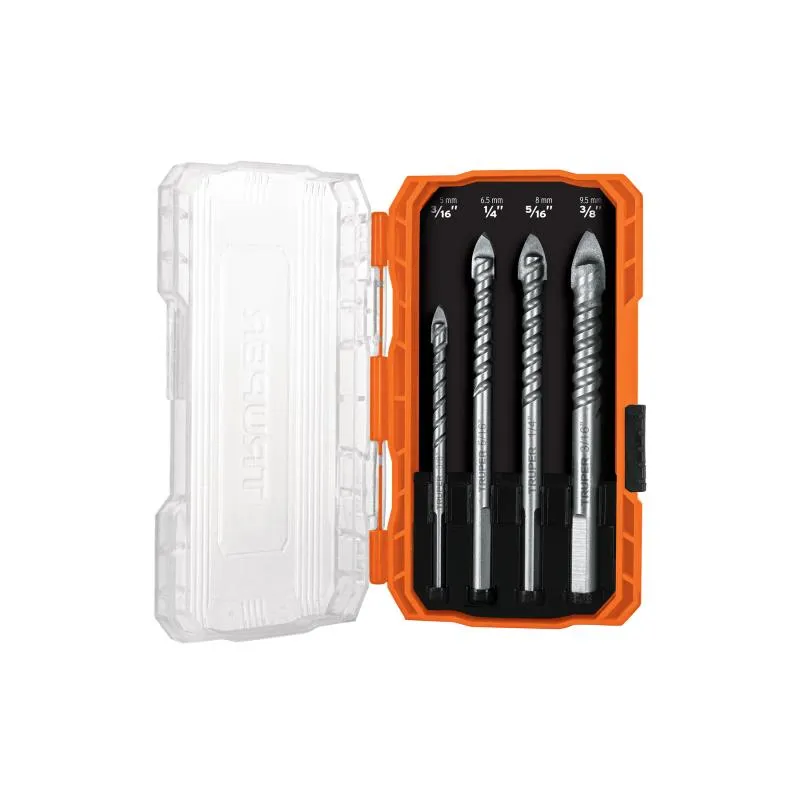Juego de Brocas para Vidrios y Azulejos 4 Piezas Carburo de Tungsteno CEstuche, Truper 101841 - Truper 1 Juego de Brocas para Vidrios y Azulejos 4 Piezas Carburo de Tungsteno CEstuche, Truper 101841 - Truper 1
