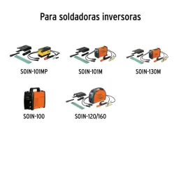 Juego de Cables PortaElectrodo SMAW y Tenaza de Tierra, CAB-200 12107 Truper - Truper 3