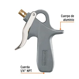 Juego de Pistola Solpleteadora con 5 Boquillas, Diseño Compacto, 1/4 NPT, PISO-5X 10645 Truper - Truper 2