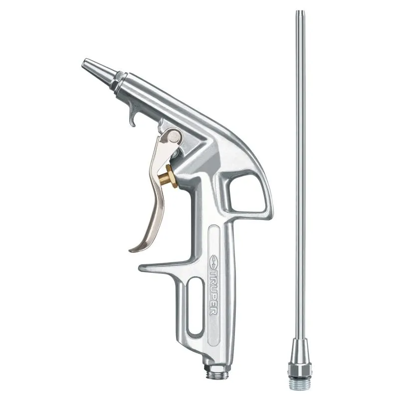 Juego de pistola Sopleteadora con 2 Boquillas Diseño Compacto, 1/4 NPT, PISO-363 10647 Truper - Truper 1 Juego de pistola Sopleteadora con 2 Boquillas Diseño Compacto, 1/4 NPT, PISO-363 10647 Truper - Truper 1