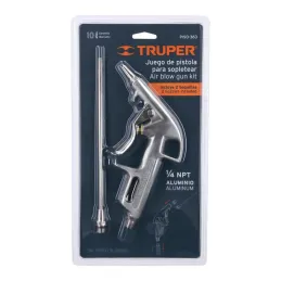 Juego de pistola Sopleteadora con 2 Boquillas Diseño Compacto, 1/4 NPT, PISO-363 10647 Truper - Truper 3