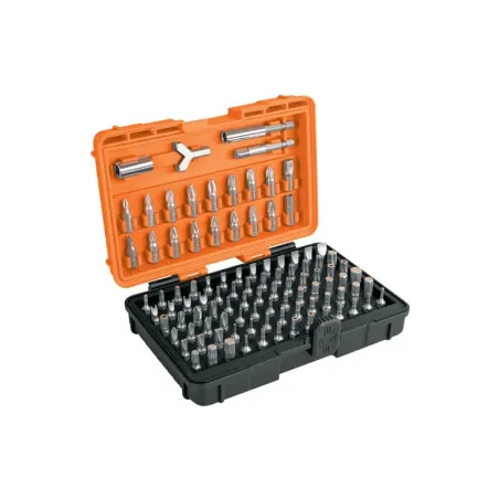 Juego de Puntas 100 Piezas Largo1", Acero al cromo vanadio, para Desarmador Electrico o Manual, PUN-100 17794 Truper - Truper 1