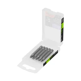 Juego de Puntas 5Piezas Pozidriv 2PZ1 2PZ2 1Z3 L2", para Desarmador Electrico o Manual, Truper 17799  - Truper 1