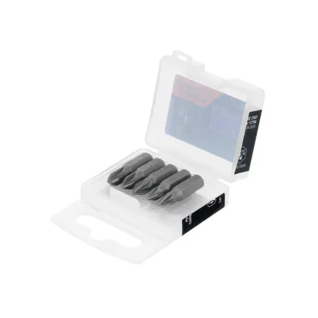 Juego de Puntas 5Piezas Pozidriv PZ0 PZ1 PZ2 PZ3 Largo1" para Desarmador Electrico o Manual, PZ-15 17798 Truper - Truper 1