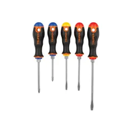 Juego Desarmadores 5 Pza 3/16 1/4" ComfortGrip Truper 14138 - Truper 1