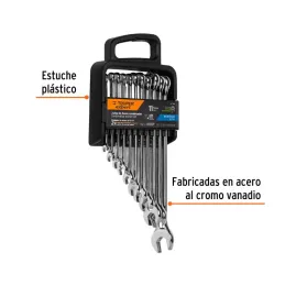 Juegos de 11 Combinadas extralargas MM CrVanadio Truper 15778 - Truper 2