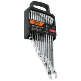 Juegos de 11 Llaves Combinadas extralargas Pulgadas CrVanadio Truper 15780 - Truper 1