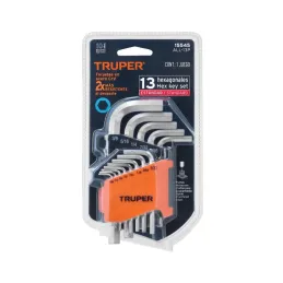 Juegos de 13 Llaves Allen MM PuntaHexagonal Truper 15542 - Truper 4