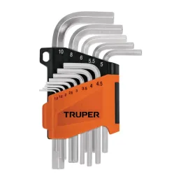 Juegos de 13 Llaves Allen MM PuntaHexagonal Truper 15542 - Truper 1