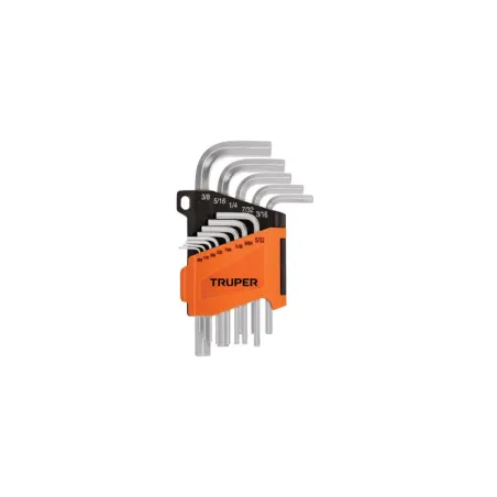 Juegos de 13 Llaves Allen Pulgadas PuntaHexagonal Truper 15545 - Truper 1