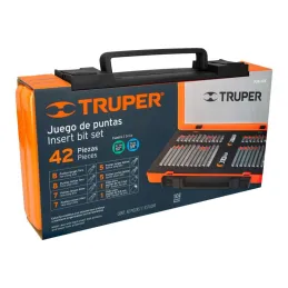Juegos de 42 Piezas Bristol Allen Torx Hexagonales L30-75mm E1/2-3/8 EM Truper 17809 - Truper 5