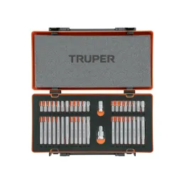 Juegos de 42 Piezas Bristol Allen Torx Hexagonales L30-75mm E1/2-3/8 EM Truper 17809 - Truper 1
