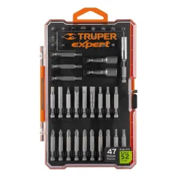 Juegos de 47 puntas mixtas, L1" y L2", Truper 11895 - Truper 4