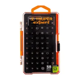 Juegos de 58 puntas mixtas, L1", Truper 11889 - Truper 4