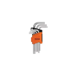 Juegos de 7 Llaves Allen Pulgadas PuntaHexagonal Truper 15533 - Truper 1