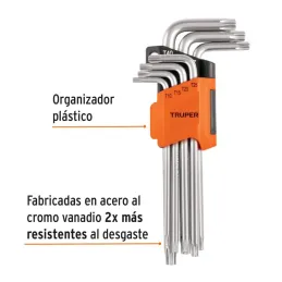 Juegos de 7 Llaves Torx PLargas Truper 15553 - Truper 2