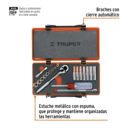 Juegos de Herramientas 20 piezas MM E1/4 EM Truper 13981 - Truper 2