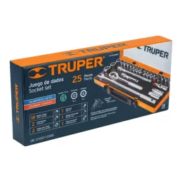 Juegos de Herramientas 25 piezas Mixto STD MM E1/2 EM Truper 13938 - Truper 5