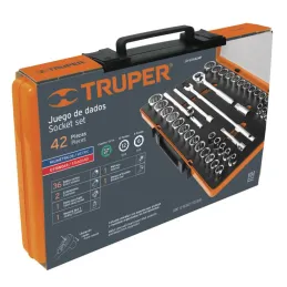 Juegos de Herramientas 42 piezas Mixto STD MM E1/2 EM Truper 13940 - Truper 5