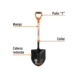 Lampas Cuchara T-2000 39-1/2" 27x46x100cm PuñoY ComfortGrip Truper 10000 - Truper 2