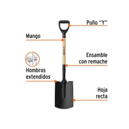 Lampas Recta T-1000 41" 22x51x104cm PuñoY Plastico Truper 11173 - Truper 2