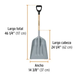 Lampas Sanitaria 46" 37x62x117cm PuñoY Plastica Truper 17252 - Truper 3