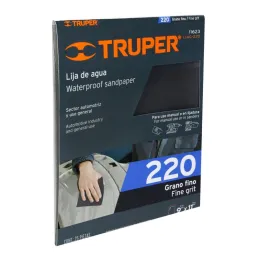 Lijas de Agua G220 x25u 230x280mm CarburoSilicio Truper 11623 - Truper 1
