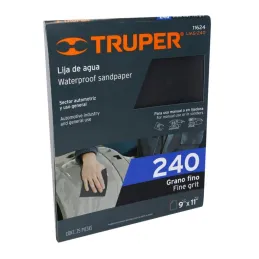 Lijas de Agua G240 x25u 230x280mm CarburoSilicio Truper 11624 - Truper 1