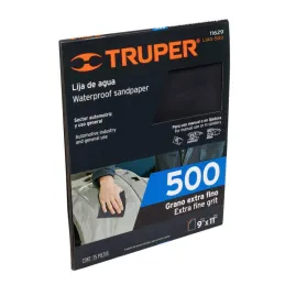 Lijas de Agua G500 x25u 230x280mm CarburoSilicio Truper 11629 - Truper 1