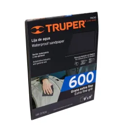 Lijas de Agua G600 x25u 230x280mm CarburoSilicio Truper 11630 - Truper 1