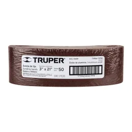 Lijas de Banda G50 3x21" x5u OAluminio Truper 15796 - Truper 3