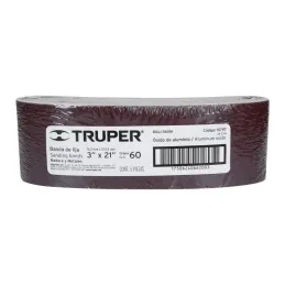 Lijas de Banda G60 3x21" x5u OAluminio Truper 15797 - Truper 3