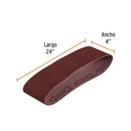 Lijas de Banda G40 4x24" x5u OAluminio Truper 15834 - Truper 2