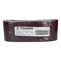 Lijas de Banda G60 4x24" x5u OAluminio Truper 15877 - Truper 3