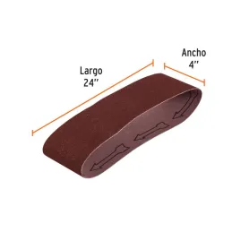 Lijas de Banda G120 4x24" x5u OAluminio Truper 15974 - Truper 2