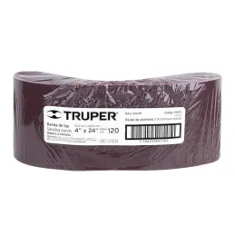 Lijas de Banda G120 4x24" x5u OAluminio Truper 15974 - Truper 3