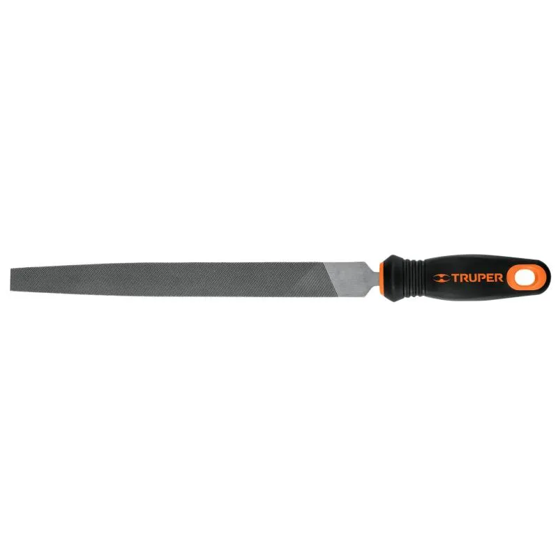 Limas Planas Bastardas 10" x1x5/16" MConfortGrip, Truper 11237 - Truper 1 Limas Planas Bastardas 10" x1x5/16" MConfortGrip, Truper 11237 - Truper 1